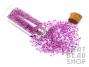 Colour Lined Clear w- Wisteria Size 11-0 Seed Beads